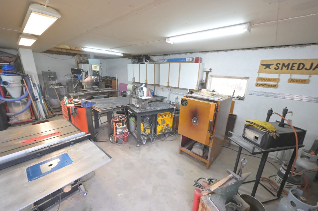 Large garage workshop